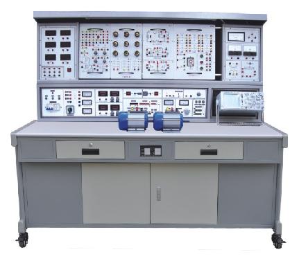 JY-528C立式电工模电数电电气控制带直流电机实验台